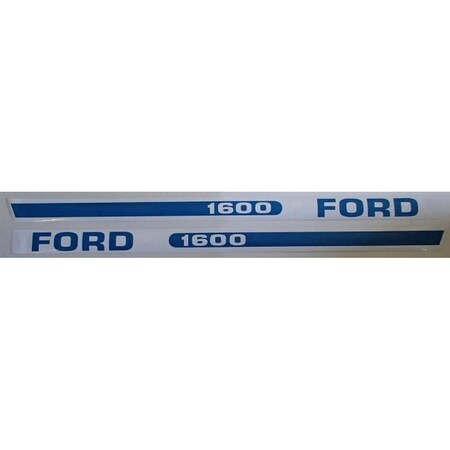 Aftermarket Hood Decal Set Fits FordNew Holland 1600 Compact Tractor F1600